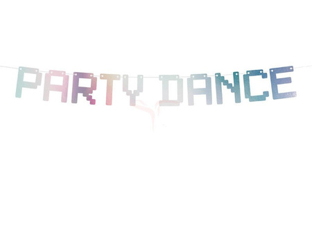 Party Banner - Party Dance - Iridescent - 9.5 x 130 cm