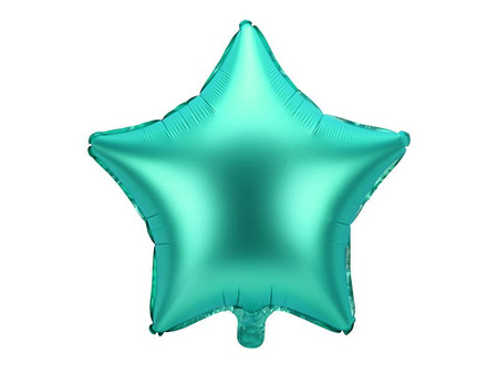 Foil balloon - Star - Green - Satin - 48 cm