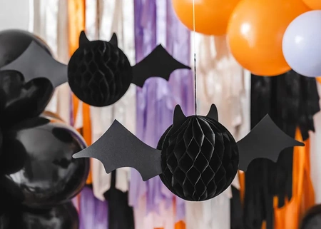 Tissue paper decoration - Bat - Black - 45 x 17 cm - 1 pc.