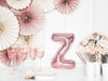 Foil balloon - Letter "Z" - Pink Gold - 35 cm