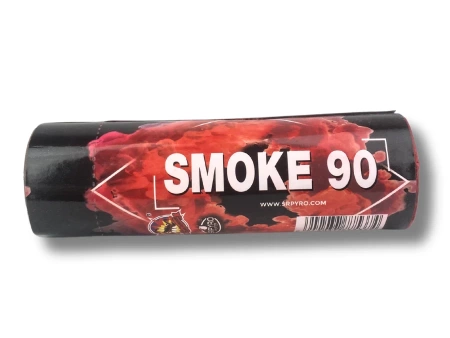 Smoke candle Smoke 90 - Red - CLE7037R - SRPYRO