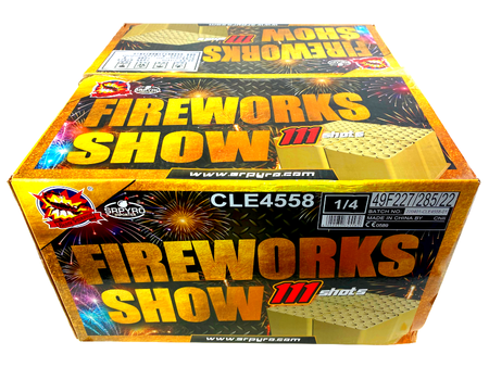 FAIRWORKS SHOW - FIREWORKS SHOWE - 111s - CLE4558 - SRPYRO