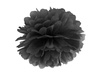 Tissue paper pompom - Black - 25 cm - 1 pc.