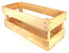 Wooden box - Oblong - For bottles / flowers - 40x17x15 cm - Woodline