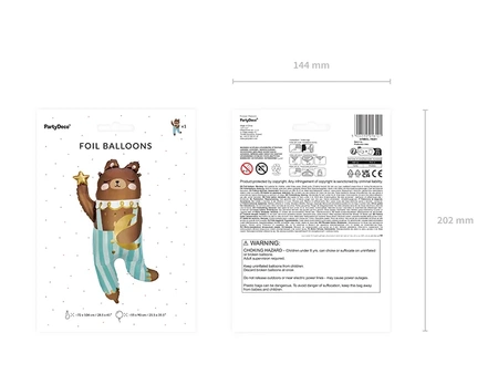 Foil balloon - Teddy bear - 72 x 104 cm