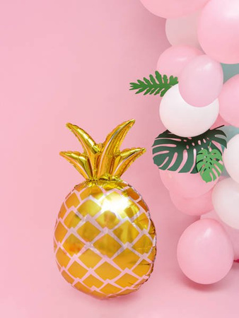 Foil balloon - Pineapple - Gold - 38 x 63 cm