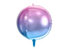 Foil balloon - Ombre ball - Purple and Blue - 35 cm