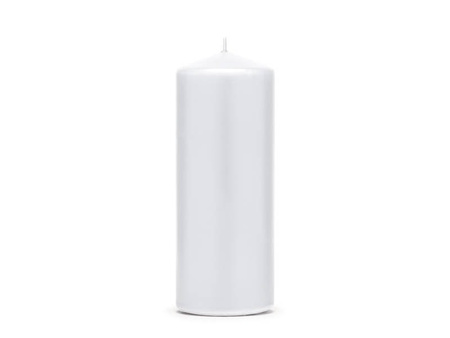 Club candle - White - Matte - 15 x 6 cm