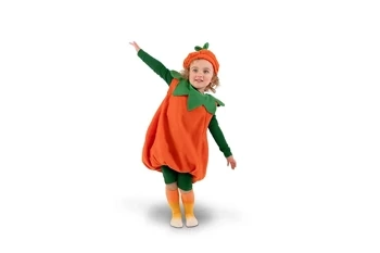 Children's costume - Pumpkin - Size 116-128 - 1 pcs.