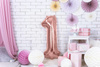 Foil balloon - Number "1" - Pink gold - 86 cm