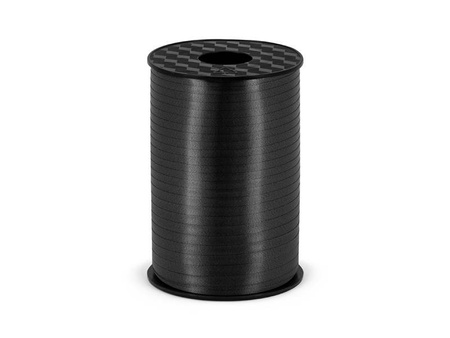 Plastic ribbon - black - 5mm/225m - 1 pc.