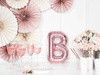 Foil balloon - Letter "B" - Pink Gold - 35 cm