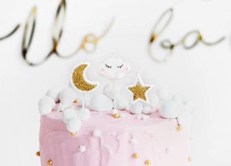 Birthday candles, Little Star - 2-3cm - 5 pieces