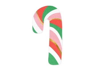 Paper napkins - Candy cane - 8x15.5 cm - 20 pcs