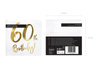 Paper napkins - 60th Birthday! - White - 33x33cm - 20 pieces