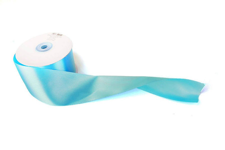 Satin ribbon - Blue - 50mm / 1m