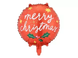 Merry Christmas foil balloon - 45 cm - 1 pc.