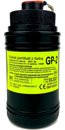 GRANAT PAINTBALL - Paint - Pin - ASG - GP-2 - B&G