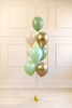 Latex balloons 30 cm - Green - Mix - 10 pieces