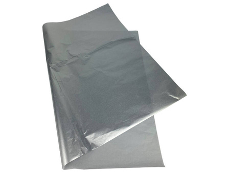 Smooth Tissue Paper - Silver - 50 x 70 cm