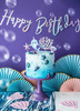 Birthday Banner - Happy Birthday - Iridescent - 16.5 x 62 cm