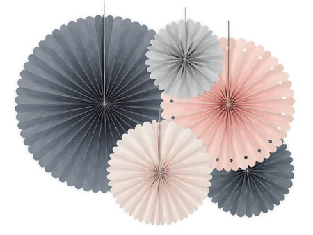 Decorative rosettes - mix - 5 pcs.