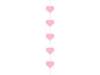 Heart Garland - 300 cm - Pink