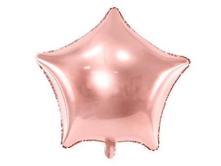 Foil balloon - Star - Pink Gold - Metalized - 48 cm