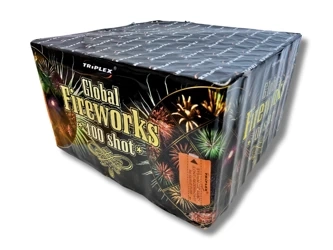 GLOBAL FIREWORKS BATTERY - 100 SHOTS - 25MM - TXB112 - 1 PIECE.