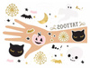 BOO washable tattoos! - Mix - 12 pcs.