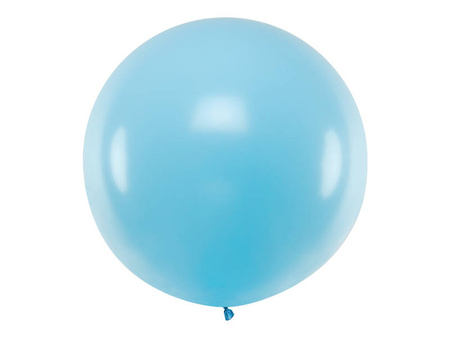 Round balloon 1m - Pastel Light Blue