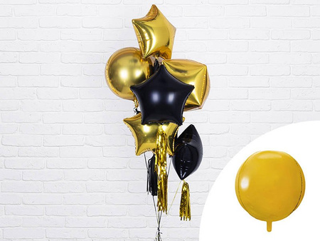 Foil balloon - Ball - Gold - 40 cm