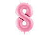 Foil balloon - Number "8" - Pink - 86cm 