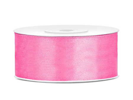 Satin ribbon - Pink - 25mm/25m