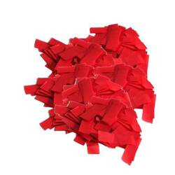 PAPER CONFETTI - LOOSE - RED RECTANGLES - 1KG