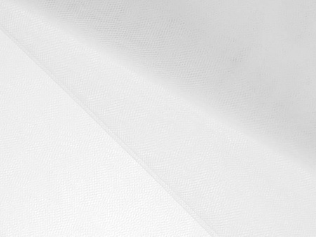 Tulle - Fine mesh - White - 150cm x 50m 