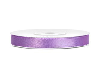 Satin ribbon - Lavender - 6mm x 25m