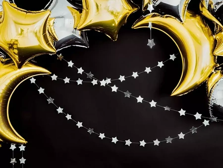 Star Garland - Silver - 3.6m