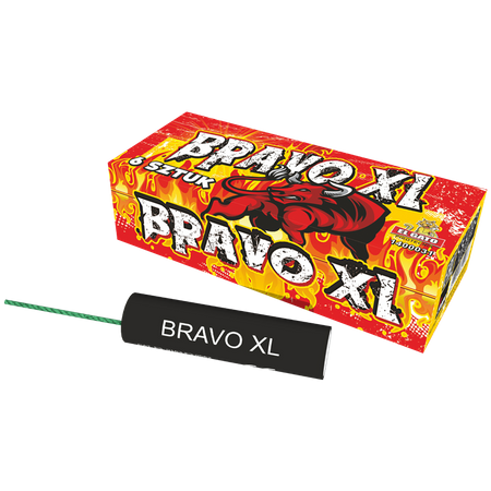 Bang firecrackers - Bravo XL - 1400031 - Jorge - 6 pieces