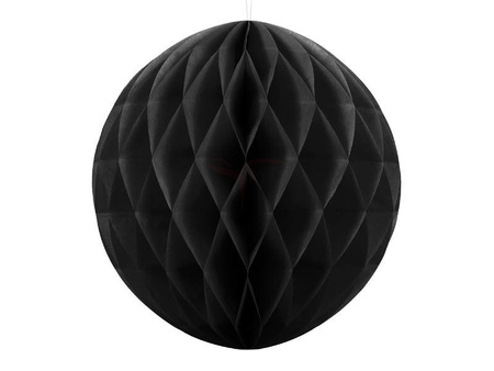 Tissue paper ball - Black - 20 cm