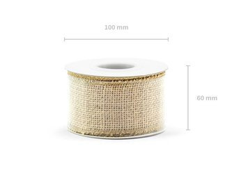 Decorative tape - Jute - 5 x 500 cm