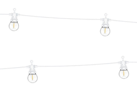 LED decorative lights - 5 m - white