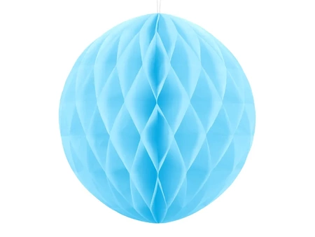 Tissue paper ball, Blue - 20cm