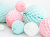 Tissue paper ball - Light pink - 30 cm