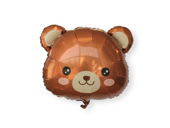 Teddy Bear Head Foil Balloon - 58 x 61 cm