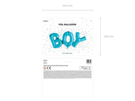 Foil balloon - Boy - Blue - 67 x 29 cm