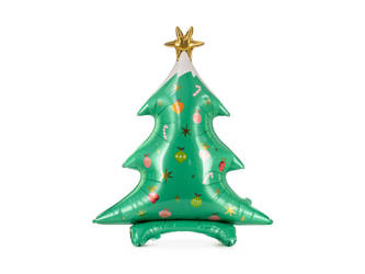 Foil balloon - Standing - Christmas tree - 78 x 94 cm