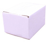 WHITE CARDBOARD BOX - 13x10x8cm