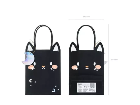 Gift bag - Cat - 8x14x18 cm