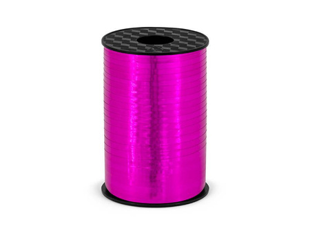 Plastic Ribbon - Dark Pink - Metalized - 225m / 5mm